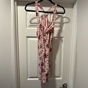 Floral Pink Women's Dress